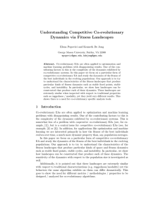 Understanding Competitive Co-evolutionary Dynamics via Fitness Landscapes