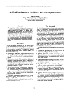 Artificial Intelligence as  the  Liberal