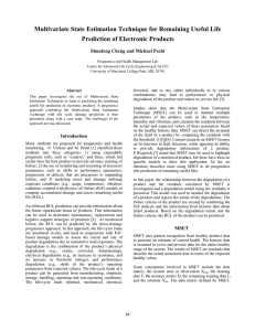 Multivariate State Estimation Technique for Remaining Useful Life