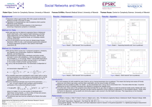 Social Networks and Health Background Robert Eyre Frances Griffiths