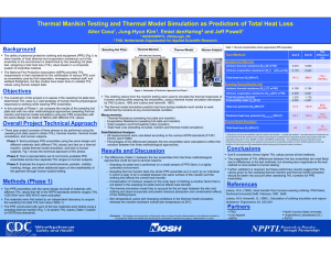 Thermal Manikin Testing and Thermal Model Simulation as Predictors of... Background Aitor Coca , Jung-Hyun Kim