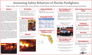 Asssessing Safety Behaviors of Florida Firefighters