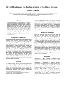 Circuit Sharing and the Implementation of Intelligent Systems Michael L. Anderson