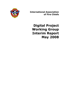 Digital Project Working Group Interim Report May 2008