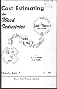 Cost Estimating tfl3 --- -. -