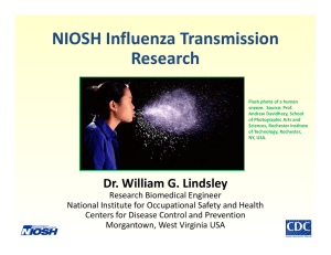 NIOSH Influenza Transmission  Research