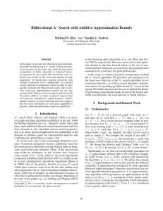 Bidirectional A Search with Additive Approximation Bounds