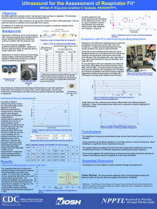 Ultrasound for the Assessment of Respirator Fit* Objective Background