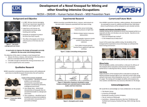 Development of a Novel Kneepad for Mining and other Kneeling-intensive Occupations