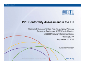 PPE Conformity Assessment in the EU