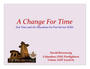 A Change For Time  David Bernzweig Columbus (OH) Firefighters 