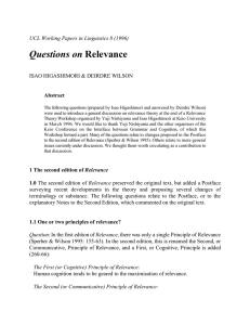 Questions on UCL Working Papers in Linguistics 8 (1996) Abstract