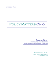 Policy Matters Ohio Zoned Out: