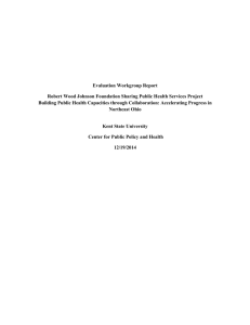 Evaluation Workgroup Report