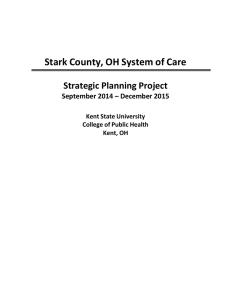 Stark County, OH System of Care Strategic Planning Project
