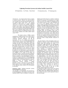 Lightning Protection System to the Indian Satellite Launch Pad D