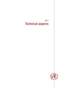 Technical aspects PART II