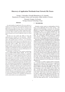 Discovery of Application Workloads from Network File Traces