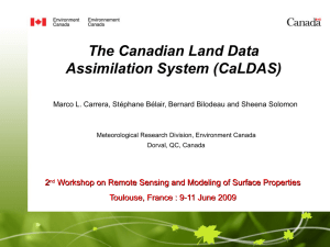 The Canadian Land Data Assimilation System (CaLDAS) 2