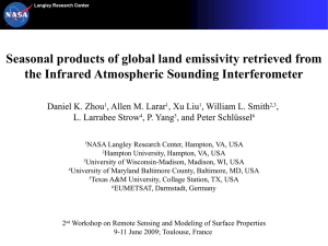 Seasonal products of global land emissivity retrieved from