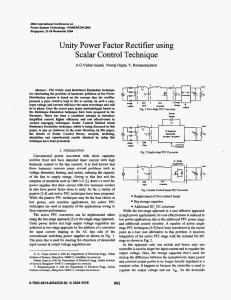 Power Unity Factor Rectifier using Control Technique