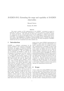JS-EDEN-SVG: Extending the range and capability of JS-EDEN observables Bernard Sexton