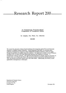 Report Research 2A0 K.