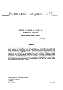 report Research 103 -