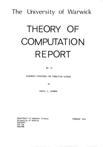 THEORY COMPUIATION OF REPORT