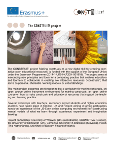 The CONSTRUIT! project