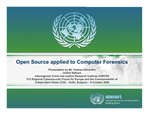 Open Source applied to Computer Forensics