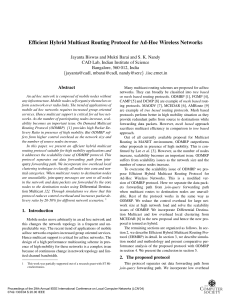 Efficient Hybrid Multicast Routing Protocol for Ad-Hoc Wireless Networks