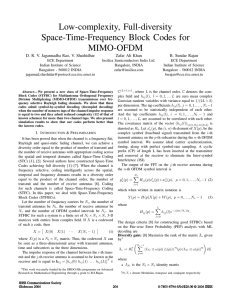 Low-complexity, Full-diversity Space-Time-Frequency Block Codes for MIMO-OFDM