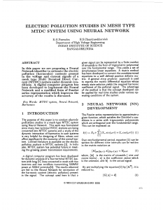 IN MESH TYPE ELECTRIC POLLUTION  STUDIES