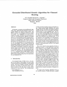 Extended  Distributed  Genetic Algorithm  for  Channel Routing It. B.