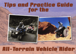 Tips and Practice Guide for the All-Terrain Vehicle Rider