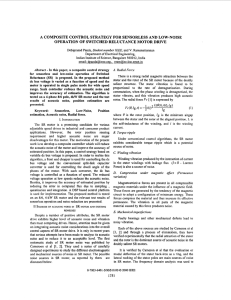 COMPOSITE CONTROL STRATEGY FOR SENSORLESS AND LOW-NOISE A