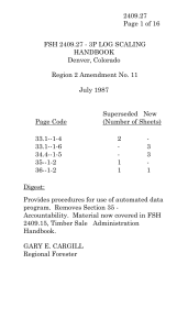 2409.27 Page 1 of 16 FSH 2409.27 - 3P LOG SCALING