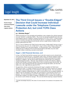 The Third Circuit Issues a “Double-Edged” Decision that Could Increase Individual