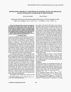 IN THEORETIC COMPARISON SEMI