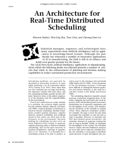 An Architecture for Real-Time Distributed Scheduling