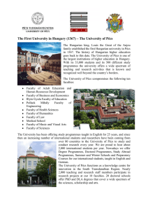 The First University in Hungary (1367) – The University of...