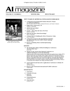 VOLUME 27, NUMBER 4 WINTER 2006 ISSN 0738-4602