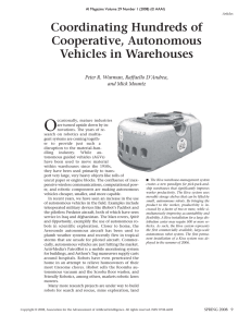O Coordinating Hundreds of Cooperative, Autonomous Vehicles in Warehouses