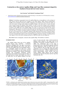 Contourites at the eastern Agulhas Ridge and Cape Rise seamount... Southern Ocean derived water masses