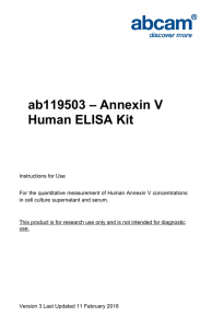ab119503 – Annexin V Human ELISA Kit