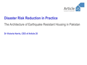 Disaster Risk Reduction in Practice