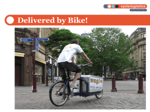 Delivered by Bike!