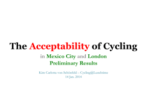 The of Cycling Acceptability in