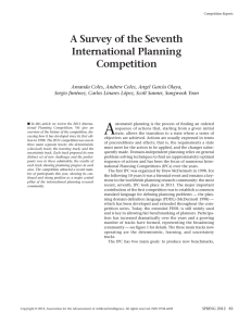 A Survey of the Seventh International Planning Competition